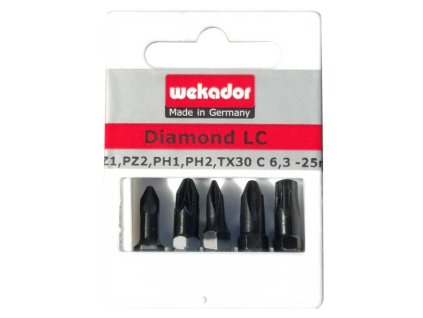 WEKADOR - sada bitů Diamond LC - 5 ks