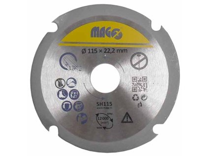 Řezný kotouč na dřevo 115mm