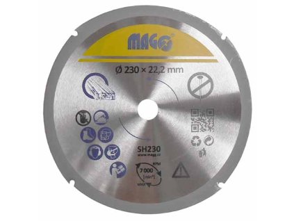 Řezný kotouč na dřevo 230mm