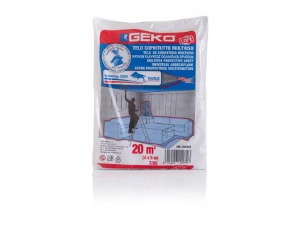 GEKO - Zakrývací folie LDPE 4x5m/20µm - PROFI