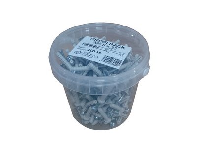 Hmoždinka natloukací NH 5x25 400 ks PROFI PACK