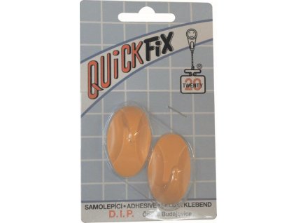 DIP - QUICKFIX háček samolepicí typ 2 - 2 ks - žlutý