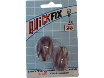 DIP - QUICKFIX háček samolepicí typ 2 - 2 ks - světle hnědý
