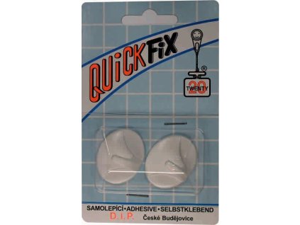 DIP - QUICKFIX háček samolepicí typ 6 - 2 ks - bílý