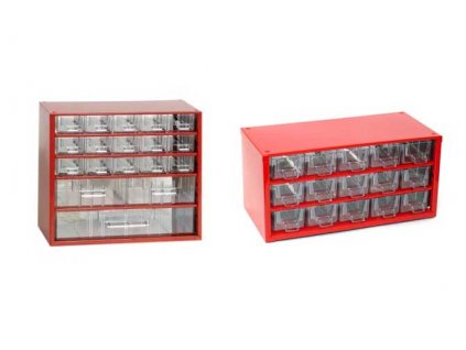MARS - set skříněk 6760C + 6740C - červená