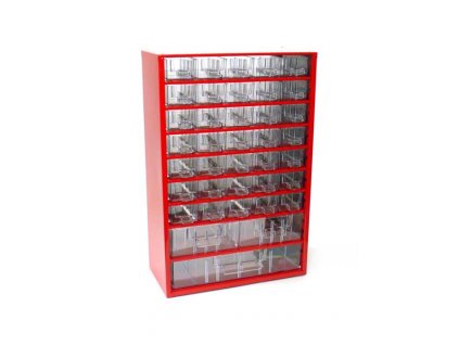 MARS - skříňka - 35M 2S 1V - červená