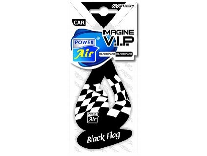 POWER Air - papírový osvěžovač vzduchu IMAGINE V.I.P. Black Flag