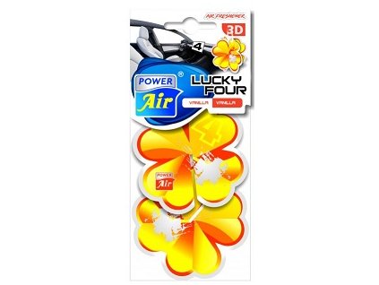 POWER Air - 3D papírový osvěžovač vzduchu LUCKY 4 Vanilla