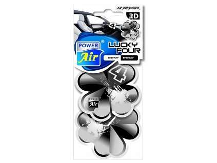 POWER Air - 3D papírový osvěžovač vzduchu LUCKY 4 Energy