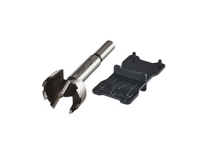 WOLFCRAFT - Vrták Forstnerův 35x90mm a vrtací pomůcka, sada