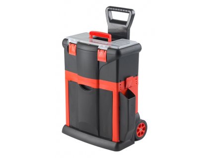 TOOD - Plastový pojízdný kufr, tažná rukojeť 460x330x620mm
