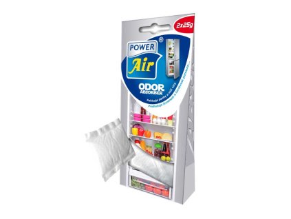 POWER Air - pohlcovač zápachu a vlhkosti do ledničky ODOR ABSORBER - 2x 25g