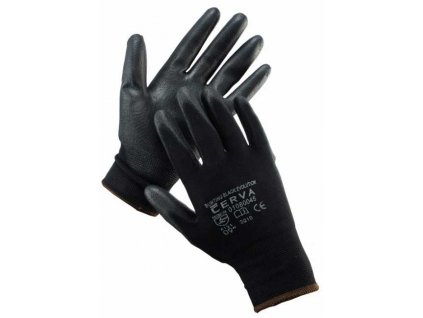 CERVA - BUNTING BLACK EVOLUTION rukavice PU - velikost 10