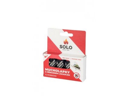 SOLO - mucholapka 4 kusy - balení se závěsem