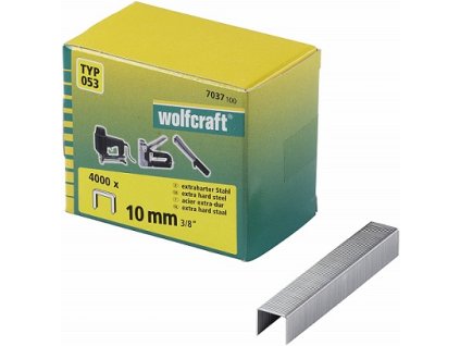 WOLFCRAFT - Spona široká čalounická typ 053, 11,2mm výška 10mm, 4000ks