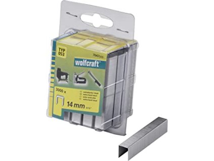 WOLFCRAFT - Spona široká čalounická typ 053, 11,2mm výška 14mm, 3000ks