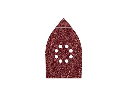 WOLFCRAFT - List brusný přilnavý 2-dílný 107x142mm zrnitost 80, 6 +18ks