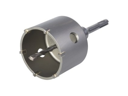 WOLFCRAFT - Korunka vrtací osazená tvrdokovem s upínacím trnem SDS+ 80mm
