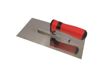 Hladítko nerezové 270x130mm hladké - SOFT rukojeť