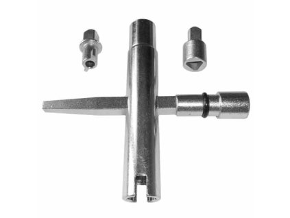 LIDOKOV - Klíč na zámky rozvaděčů se sadou hlaviček KOMBI set 01.416