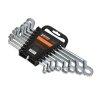 Klíče očkové ohýbané satén, sada 6 - 22 mm, FASTER TOOLS