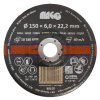 Brusný kotouč na kov 150x6x22,2mm