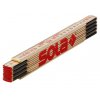 SOLA - H 2/10 - dřevěný skládací metr 2m