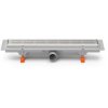 517450KN1 Zlab podlahovy linearni 450 mm bocni D40 klasik floor mat s nerez rameckem 0a