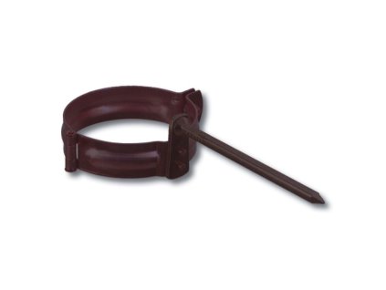 Objímka svodu pozink 100/300 ral 3009 červená