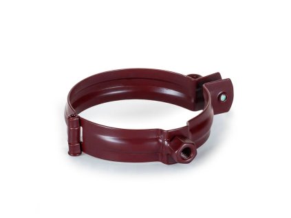 Objímka svodu pozink 80 M10 ral 3009 červená