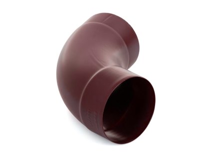 Koleno SVAŘOVANÉ pozink 80/72° ral 3009 červené