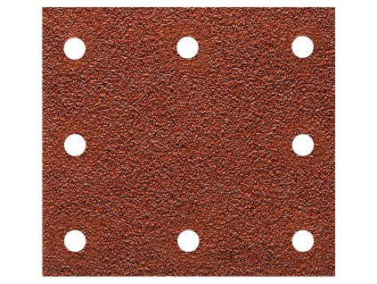 Küssner brusný papír suchý zip hnědý 105x115mm P040-P180 8 otvorů 5ks