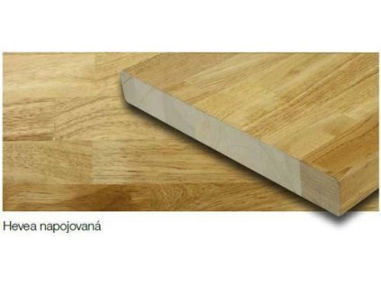 HEVEA - Malajský Dub A/B 40mm Stupeň 1100x300mm