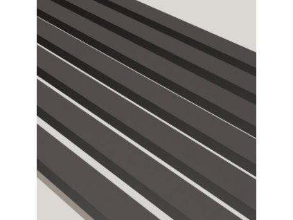3D MDF lamelový panel čierna biela MDF 1