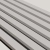3D MDF lamelový panel Perleťová sivá filc 1