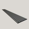 3D MDF lamelový panel Diamantová sivá filc
