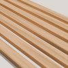 3D MDF lamelový panel Dub európsky biela MDF 1