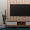 3D MDF lamelový panel Dub jesenný biela MDF 2
