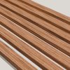 3D MDF lamelový panel Dub jesenný biela MDF 1