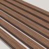 3D MDF lamelový panel Dub charleston biela MDF 1