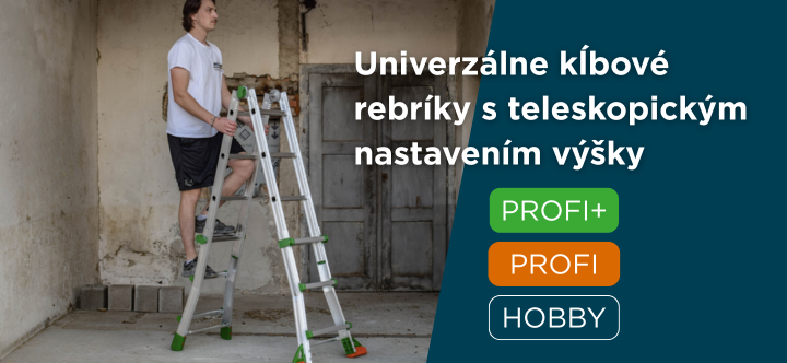Kĺbové rebríky s teleskopickou funkciou