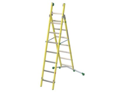 VETROPRIMA Dvojdielny viacucelovy sklolaminatovy rebrik 7 + 8