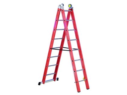 V2 dvojdielny sklolaminatovy viacucelovy rebrik