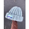 Čepice Hipster jemná mátová – z vlny a alpaky