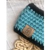 Čelenka Andes tyrkysová – z vlny a alpaky