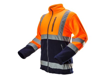 8113 1 neo vystrazna flisova bunda oranzova velkost xxl