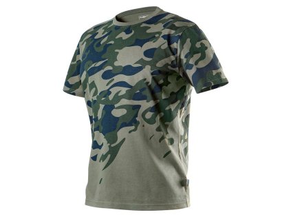 8383 neo tools pracovne tricko olivove camo velkost xxl