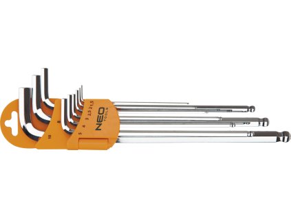 1345 1 1345 neo hexagonalne kluce s gulatym nastavcom suprava 9 ks s magnetom