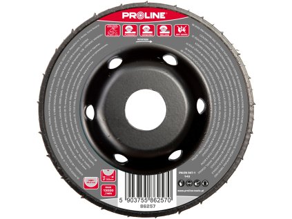 PROLINE KONVEXNÝ KOTÚČ.RAP,HRUBÉ ZUBY,PREDNÉ,BOČNÉ FRÉZA,120MM,
