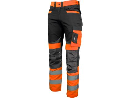 LAHTI PRO BEZPEČNOSTNÉ ČIERNO-ORANŽOVÉ NOHAVICE